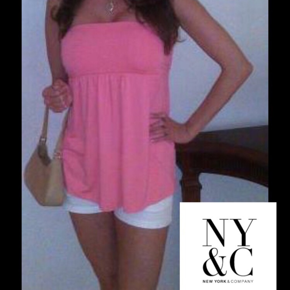 NY&Co Flowy, Teal Tube top